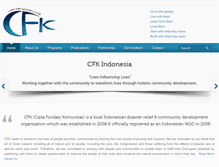 Tablet Screenshot of cfk-indonesia.org